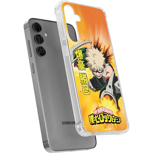 My Hero Academia Katsuki Bakugo Season 4 Galaxy S24 Plus Clear Case
